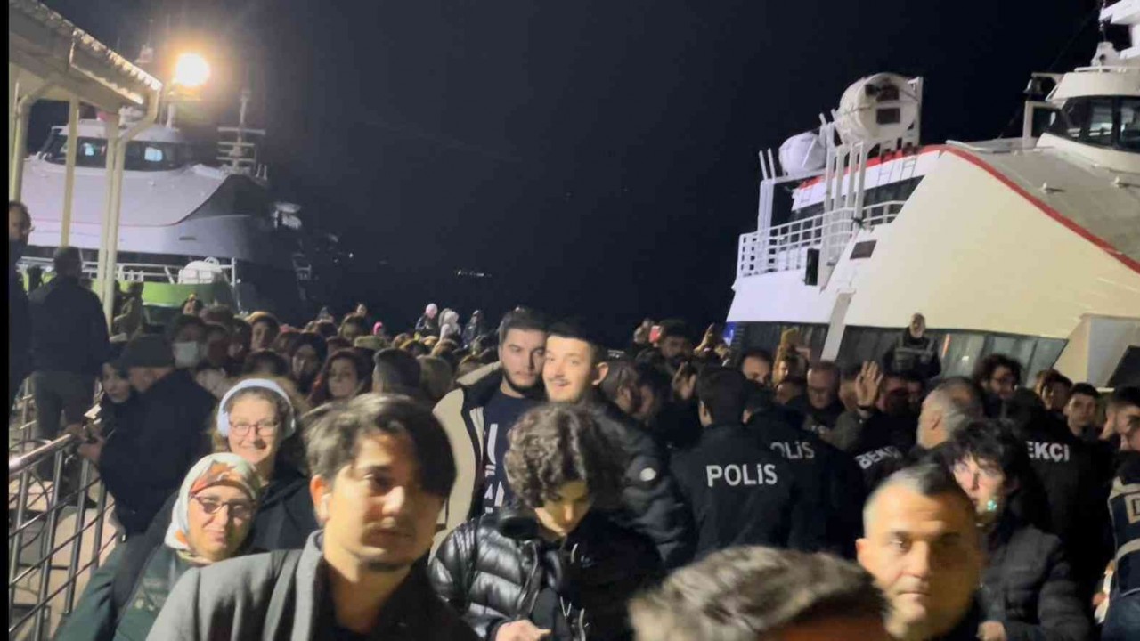 Feribotu kaçırınca bomba ihbarı yaptı, gözaltına alındı