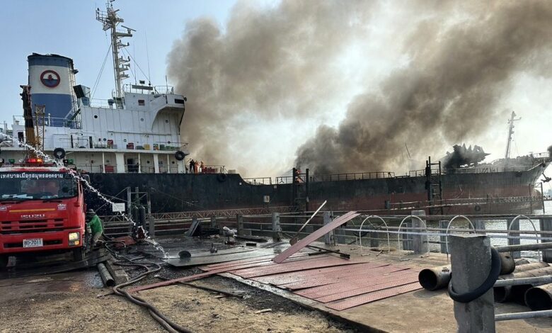 Tersanede tanker patladı; 1 Kişi öldü, 10 yaralı var