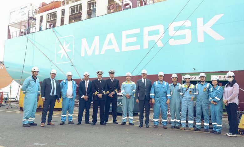 Maersk ilk metanol yakıtlı konteyner  gemisini teslim aldı