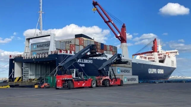 Tunus ve İtalya Arasında RoRo Konteyner Seferleri Başlıyor