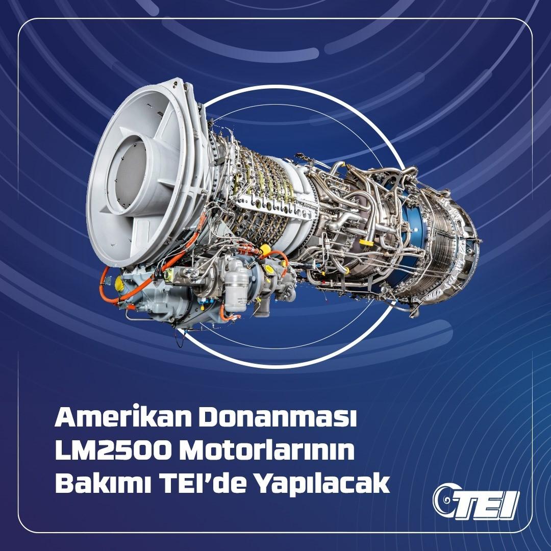 Amerikan Donanmasının Motorlarının Bakımı TEI’de