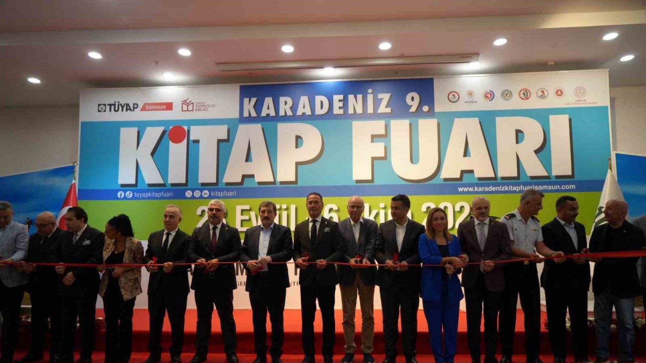 9. Karadeniz Kitap Fuarı açıldı