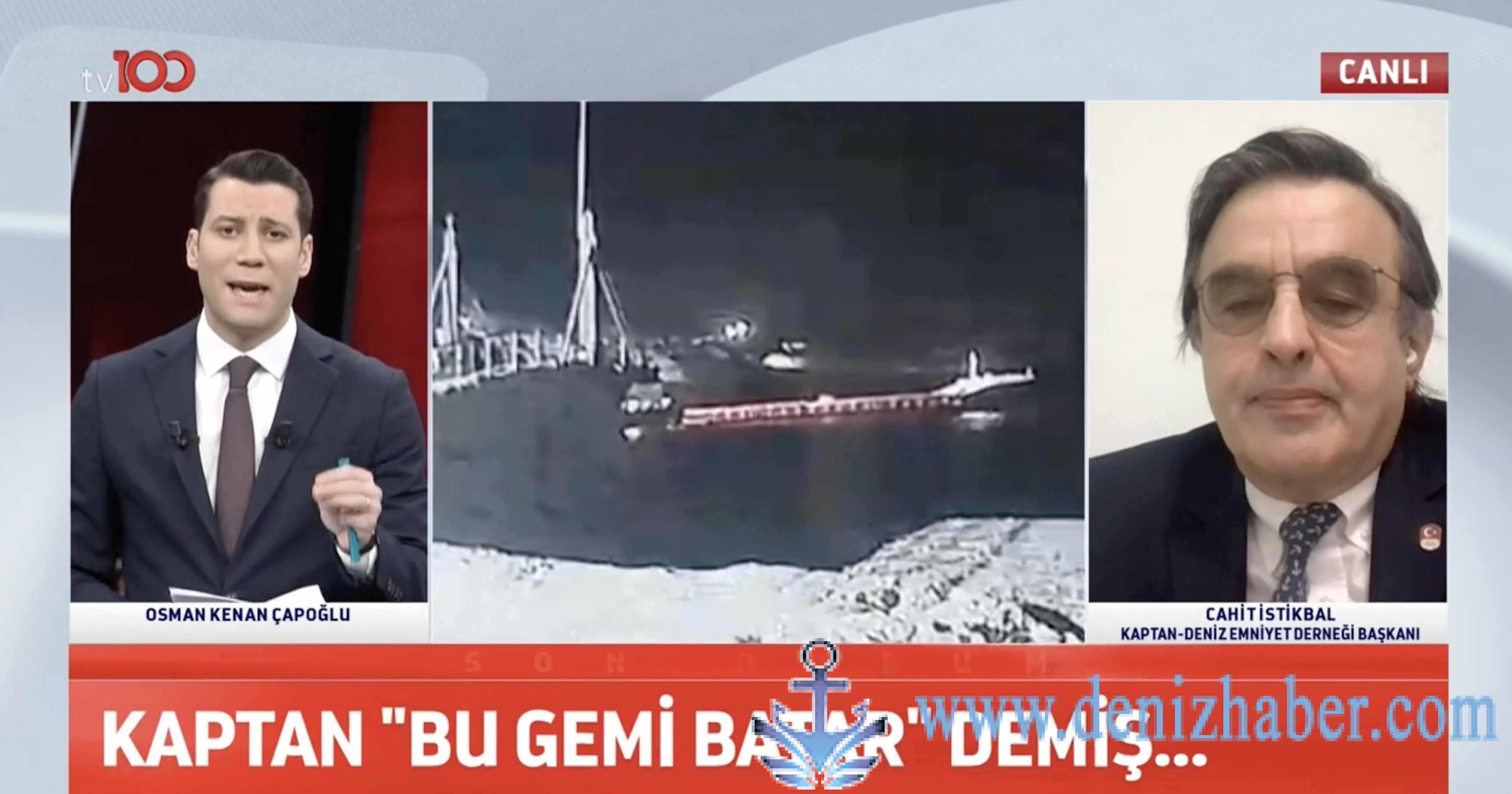 Gemi sefere uygun değil miydi? Kaptan Cahit İstikbal, TV 100'e Değerlendirdi...